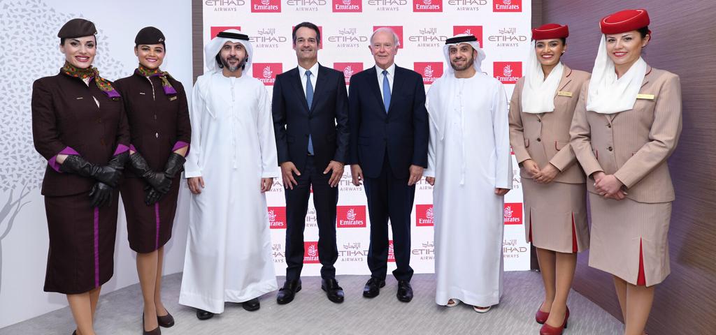 Emirates και Etihad Airways επεκτείνουν τη συνεργασία τους